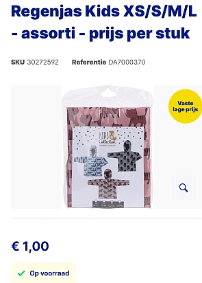 Regenjas print