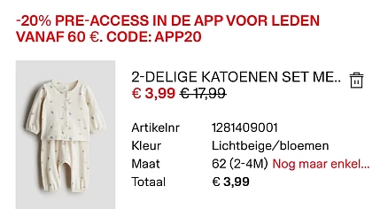 Baby Setje -78%