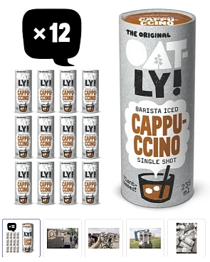 Oatly Haver Barista Iced Cappuccino 0,88 euro per stuk!
