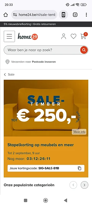 Home24: stapelkorting tot €250