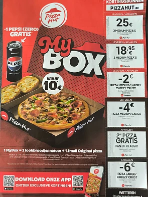 Pizza hut 🍕🍕🍕 kortingsbonnen Pizza Hut 😋