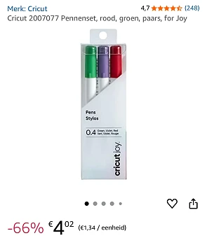 Cricut Pennenset Joy -66%