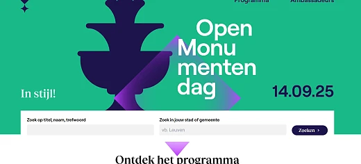 Tal van gratis activiteiten op 14 september nav Open Monumentendag
