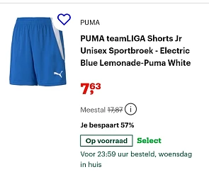 Puma sportbroek -57% maat 176 op bol.com