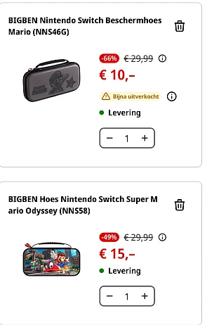 Nintendo Switch Beschermhoezen