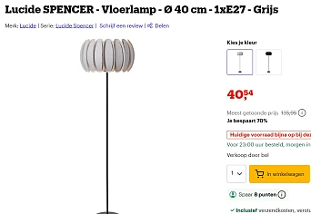 vloerlamp bij Bol