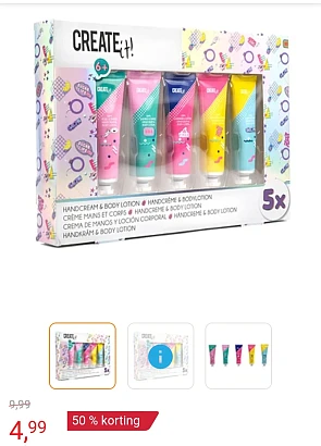 Handcreme & bodylotion 5-pack -50%