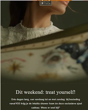 Gratis shower foam en sjaal bij rituals