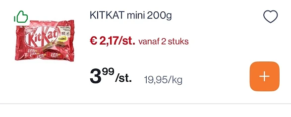Kit kat mini chocolaatjes -45%