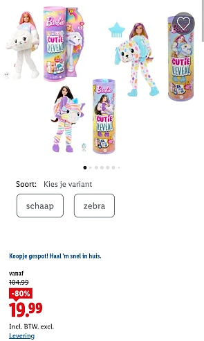 Barbie cutie reveal pop