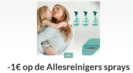 -€1,00 Sanytol allesreinigers