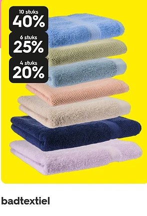 Badtextiel tot -40%