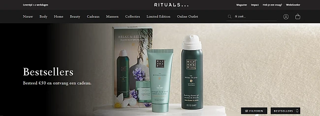 Gratis bodymasker en shower foam bij Rituals