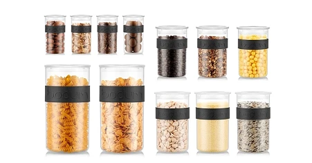 12 Set van Voorraadpotten Bodum Presso voor 29,95€