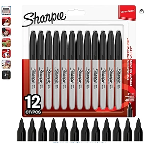 12 permanente markers voor slechts 5,42 euro bij Amazon BE