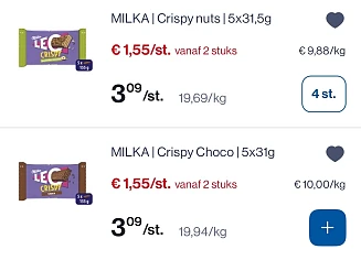 Milka Leo crispy -50%