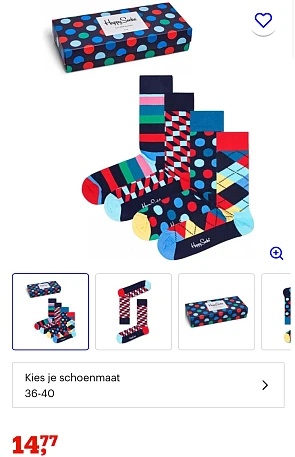 Happy socks box -50%