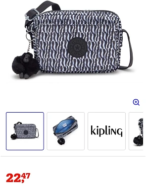 Kipling schoudertas