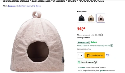 kattenhuis bij bol