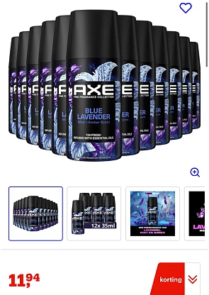 Axe deodorant mini’s