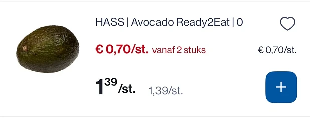 HASS avocado ready 2 Eat -50%