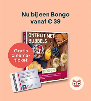 Gratis cinematicket bij aankoop Bongo