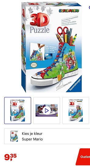 Mario 3D puzzel