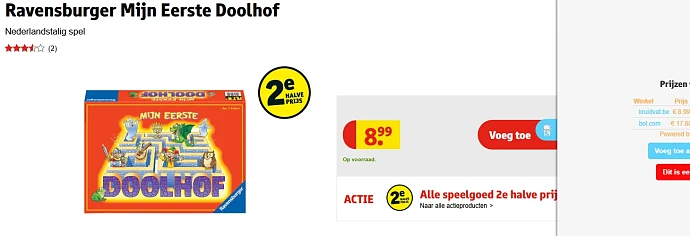 Doolhof bordspel 👻 en andere spellen voor kinderen goedkoop bij Kruidvat