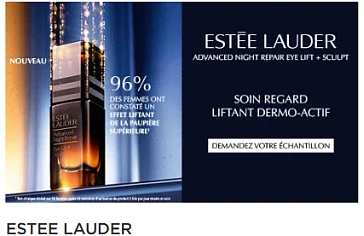 Échantillon gratuit du soin 'Advanced Night Repair Eye Lift + Sculpt' d'Estée Lauder ✨