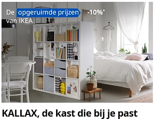 -10% op Kallax meubels bij Ikea 💡🗄️