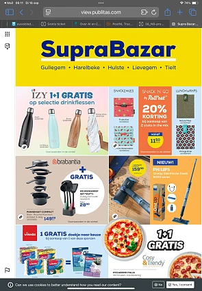 Supra Bazar promo's