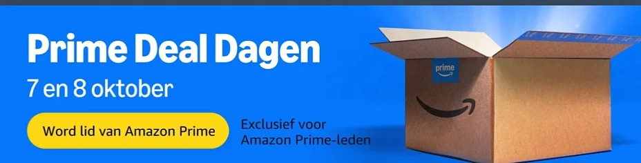 Prime deal dagen Amazon😎 7 en 8 oktober
