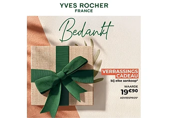Gratis verrassing t.w.v. €19.90 🎁 Yves Rocher