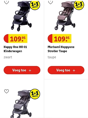 Alléén vandaag: kinderwagen voor €55 bij Kruidvat