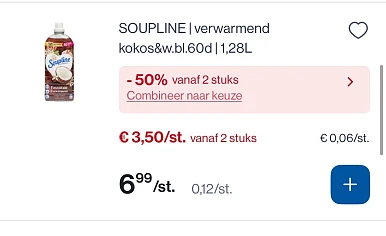 Soupline producten met mooie promo bij Collect en go