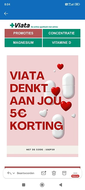 Viata: €5 korting
