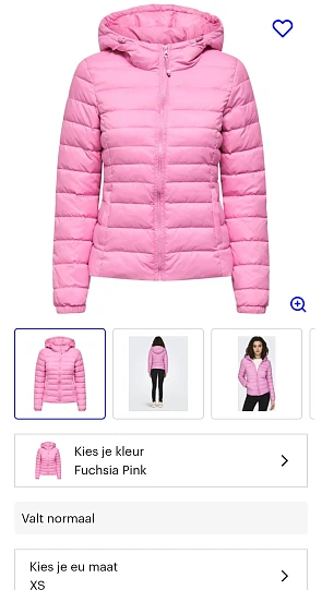 Only jas fuchsia pink -60%