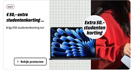 MacBook studentenkorting