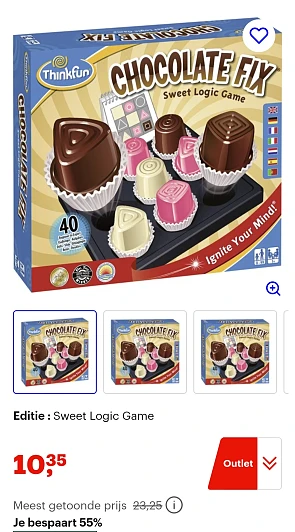 ThinkFun Chocolat Fix Breinbreker -55%
