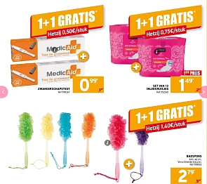 Van Zwangerschapstest tot tandpasta 1+1