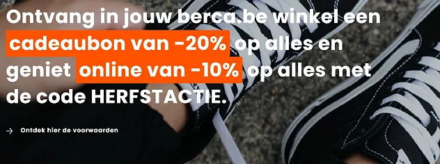 Tot -20% bij Berca 🍂 Herfstactie