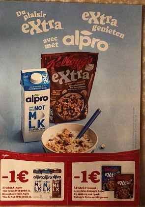 Alpro en Kellogs Bonnetjes bij collect en go