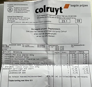 Tuc bake rolls goedkoper bij Colruyt