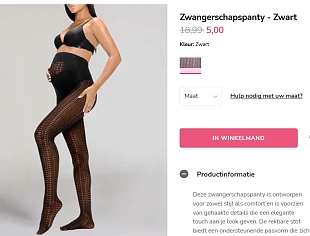 -74% zwangerschapspanty Hunkemöller 🎀