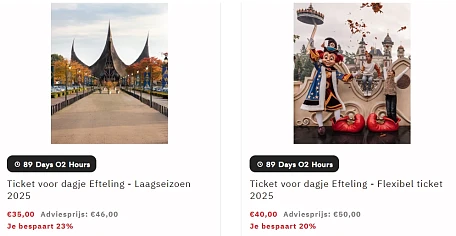 Efteling vanaf €35,00 dankzij Flair 👑 😍