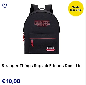 Stranger things rugzakken -77%