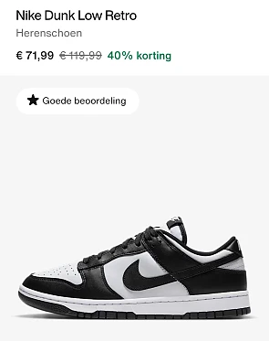 Nike tot 50% korting en al vanaf 34 euro!