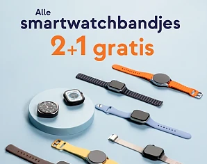 2+1 gratis op smartwatchbanden