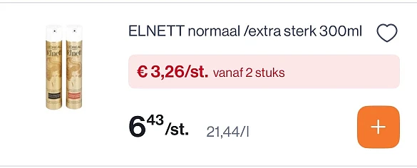 Elnett haar spray -50%