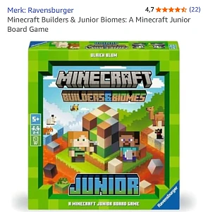 Minecraft junior bordspel